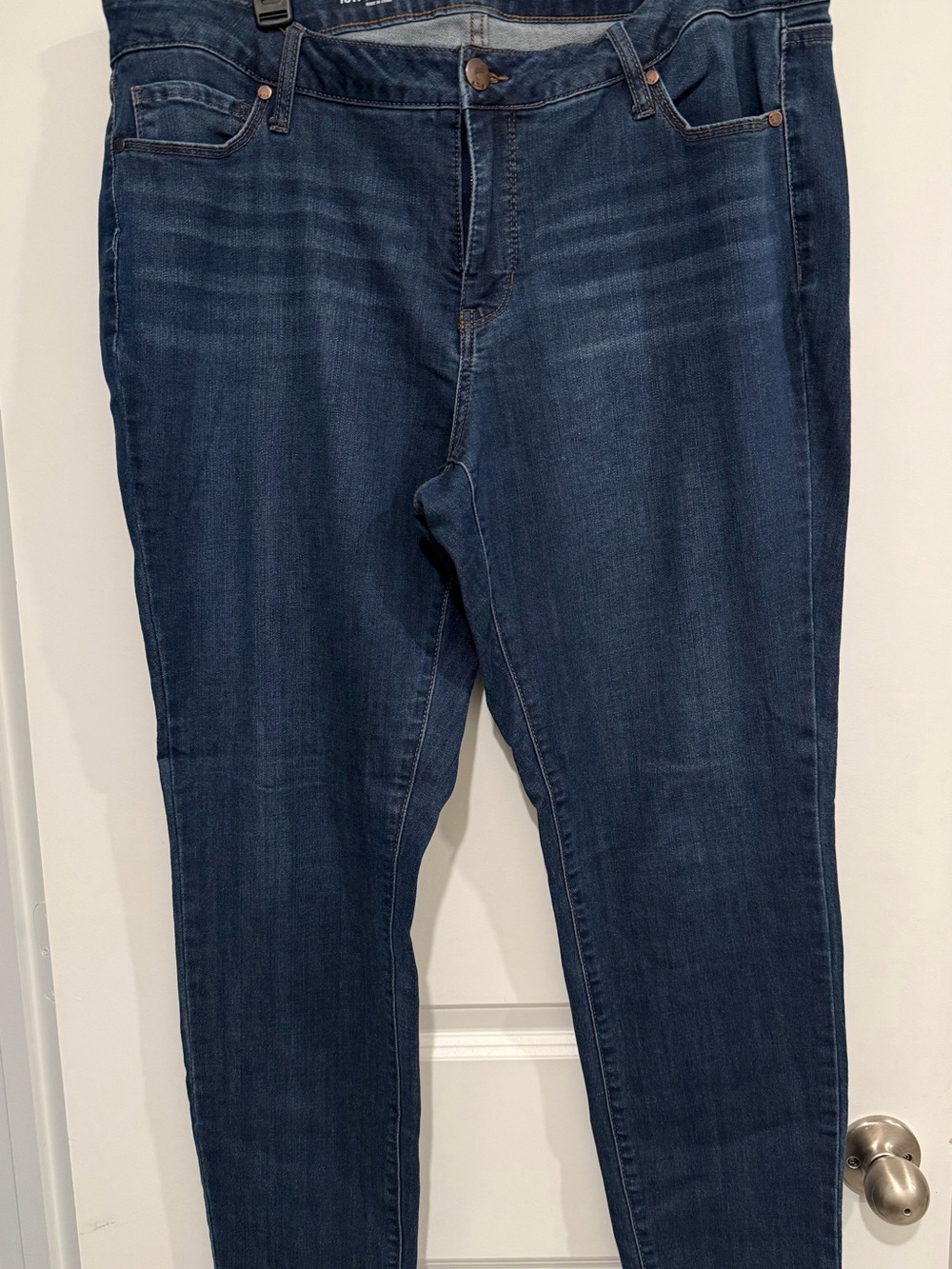 a.n.a Dark Indigo Stretch Skinny Jeans